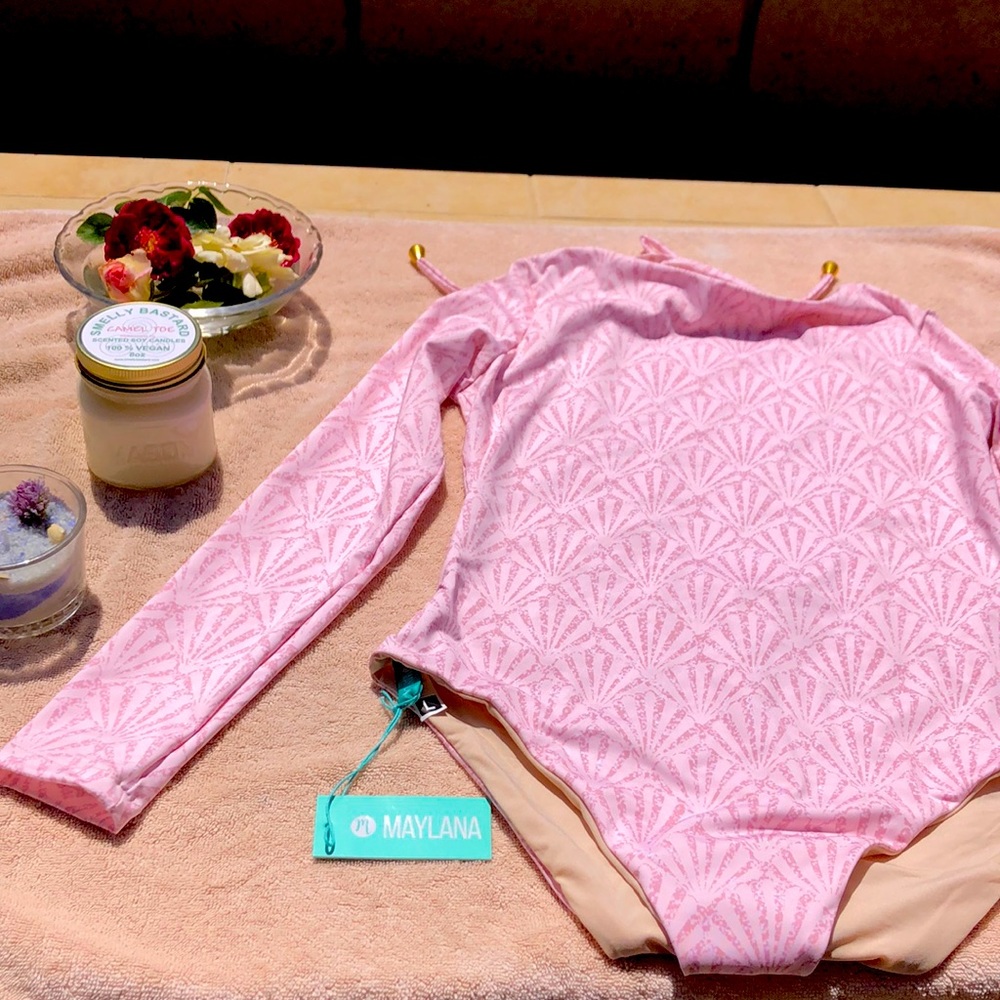 MAYLANA ROSE PINK size Large one piece